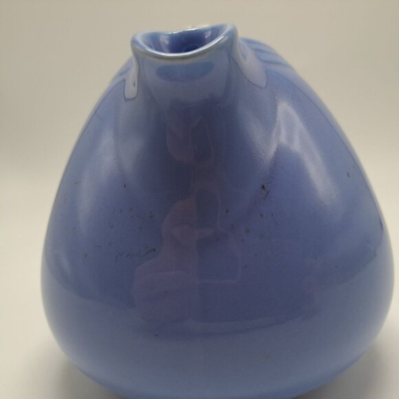 1940s Hall Superior Quality Kitchenware Rose Parade Teapot Blue With Floral Lid - Picture 16 of 16